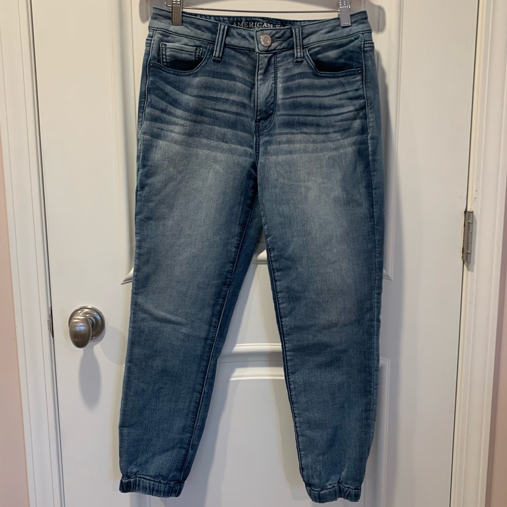 AEO Fleece Denim Jogger